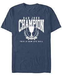 Fifth Sun Men's Dad Joke Champion Short Sleeve T-Shirt
