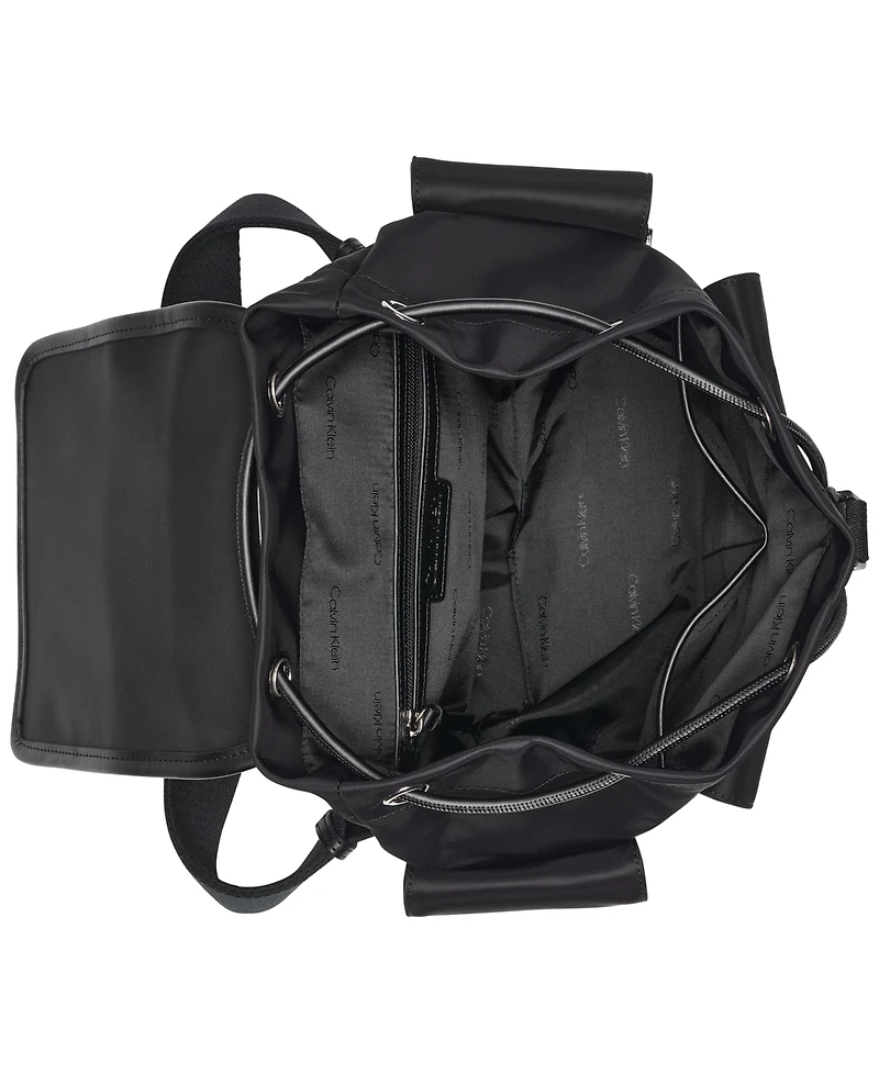 Calvin Klein Elora Nylon Front Buckle Backpack