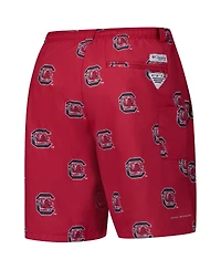 Columbia Men's Garnet South Carolina Gamecocks Pfg Back Cast Iii Omni-Shade Shorts
