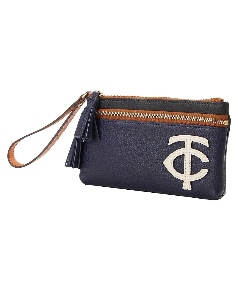 Dooney & Bourke Minnesota Twins Infield Double-Zip Wristlet