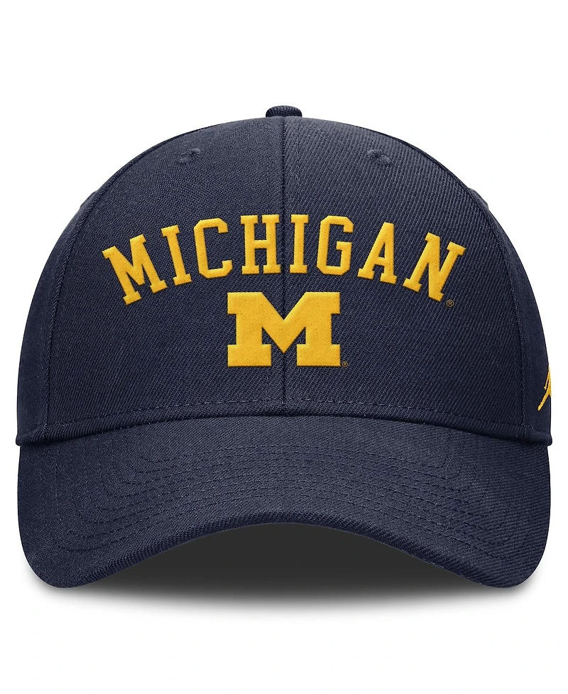 Jordan Men's Navy Michigan Wolverines Rise Adjustable Hat