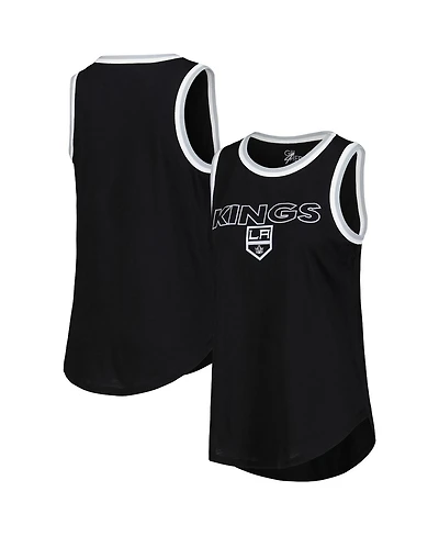 G-iii 4Her by Carl Banks Women's Black Los Angeles Kings Strategy Tank Top