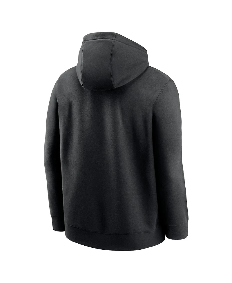 Nike Men's Black New York Jets Club Fleece Pullover Hoodie