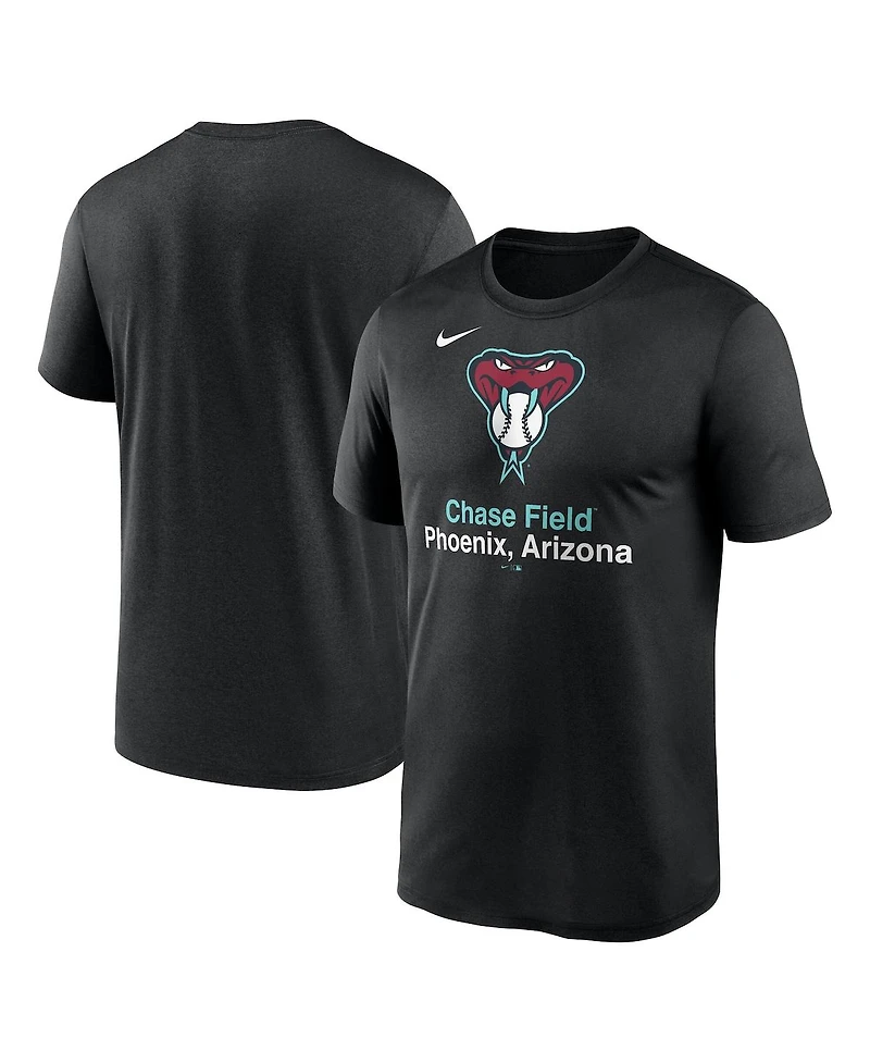 Nike Men's Black Arizona Diamondbacks Stadium Legend Performance T-Shirt
