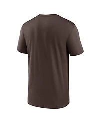 Nike Men's Brown San Diego Padres Icon Legend Performance T-Shirt
