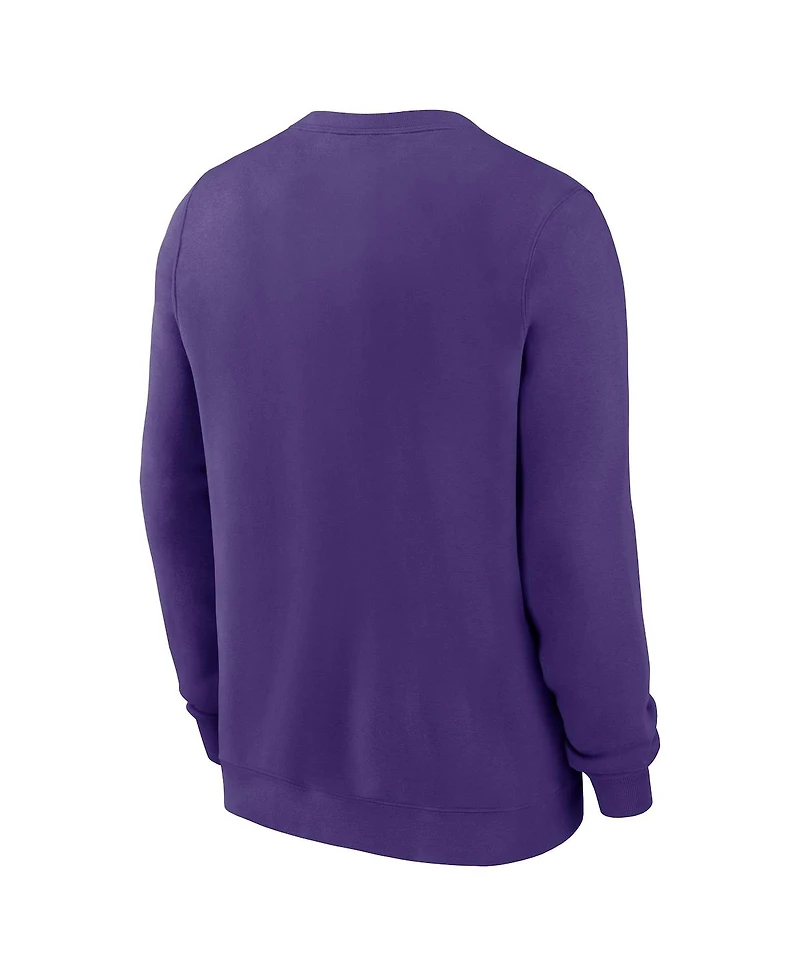 Nike Men's Purple Colorado Rockies Pullover Sweatshirt