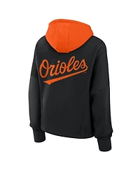 Fanatics Women's Black Baltimore Orioles Oversized Legacy Favorite Spectator Pullover Hoodie