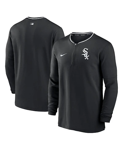 Nike Men's Black Chicago White Sox Authentic Collection Performance Half-Zip Top