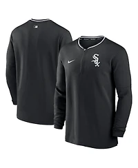 Nike Men's Black Chicago White Sox Authentic Collection Performance Half-Zip Top