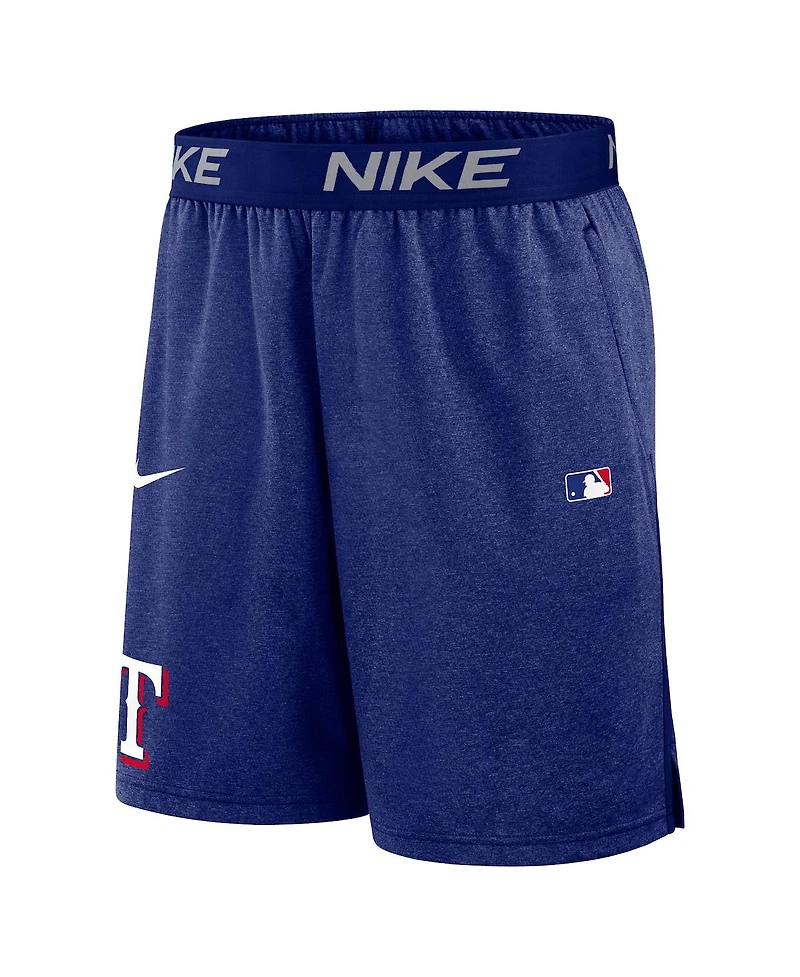 Nike Men's Royal Texas Rangers Authentic Collection Performance Knit Shorts