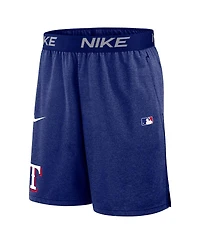 Nike Men's Royal Texas Rangers Authentic Collection Performance Knit Shorts