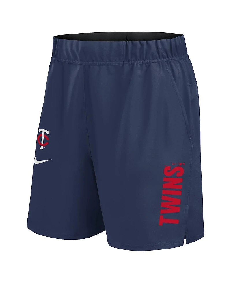Nike Men's Navy Minnesota Twins Woven Victory Performance Shorts