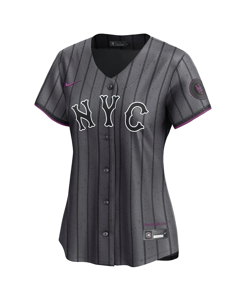 Nike Women's Gray New York Mets City Connect Limited Jersey