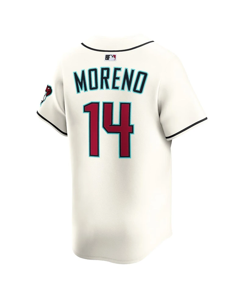 Nike Men's Gabriel Moreno Cream Arizona Diamondbacks Alternate Limited Player Jersey