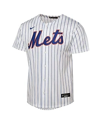 Nike Big Boys and Girls Francisco Lindor White New York Mets Home Replica Player Jersey