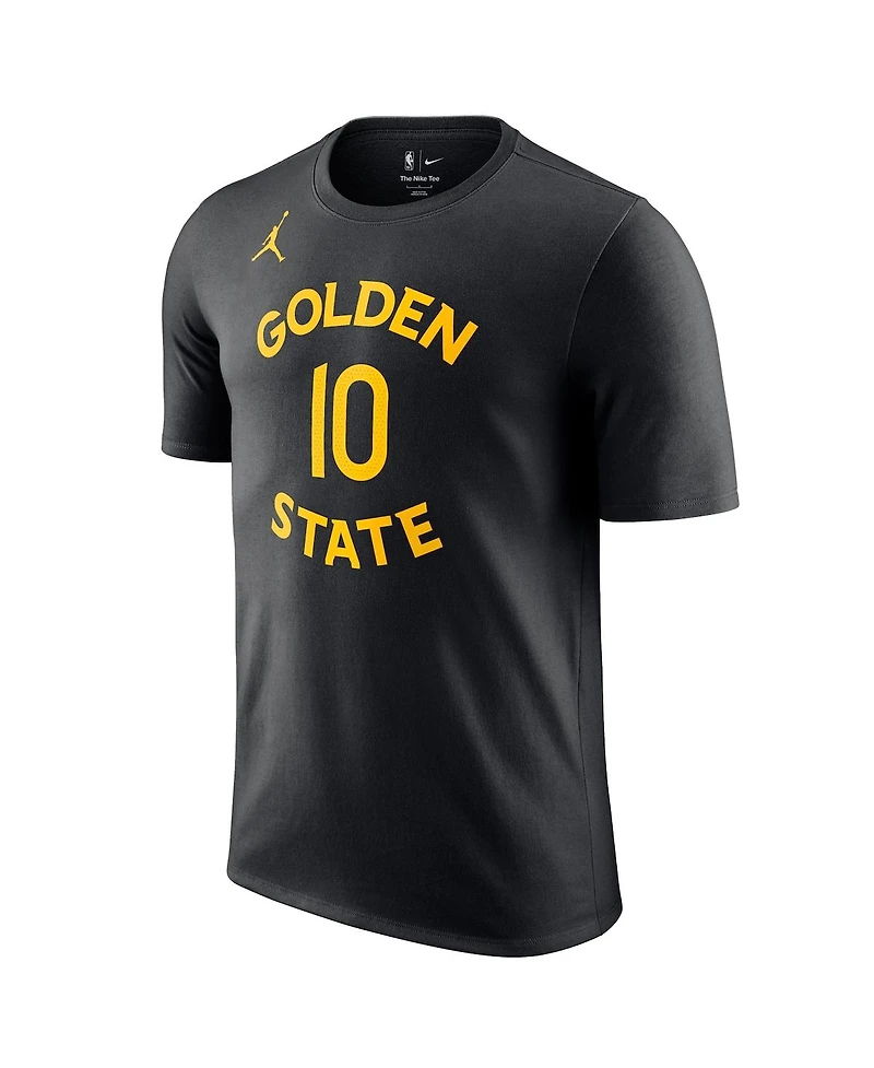 Jordan Men's Jimmy Butler Iii Black Golden State Warriors Statement Edition Name Number T-Shirt
