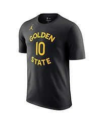 Jordan Men's Jimmy Butler Iii Black Golden State Warriors Statement Edition Name Number T-Shirt