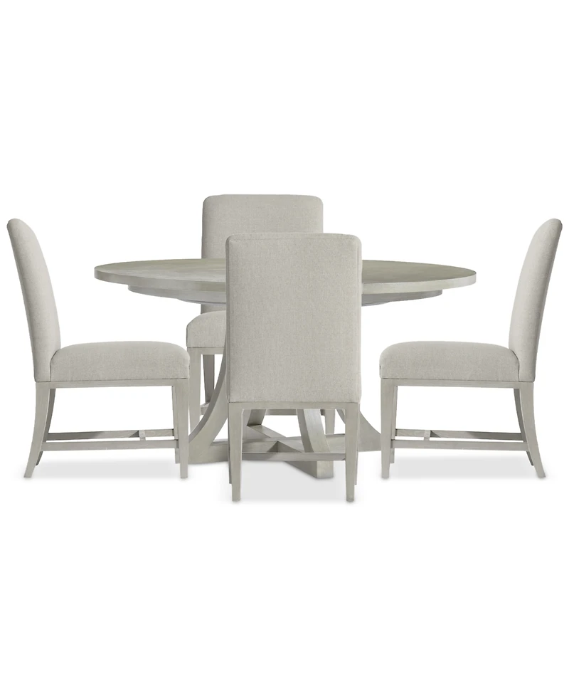 Cornelia 5-Pc. Set (Round Table & 4 Side Chairs)