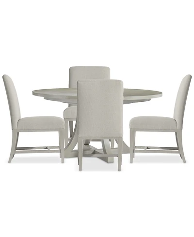 Cornelia 5-Pc. Set (Round Table & 4 Side Chairs)