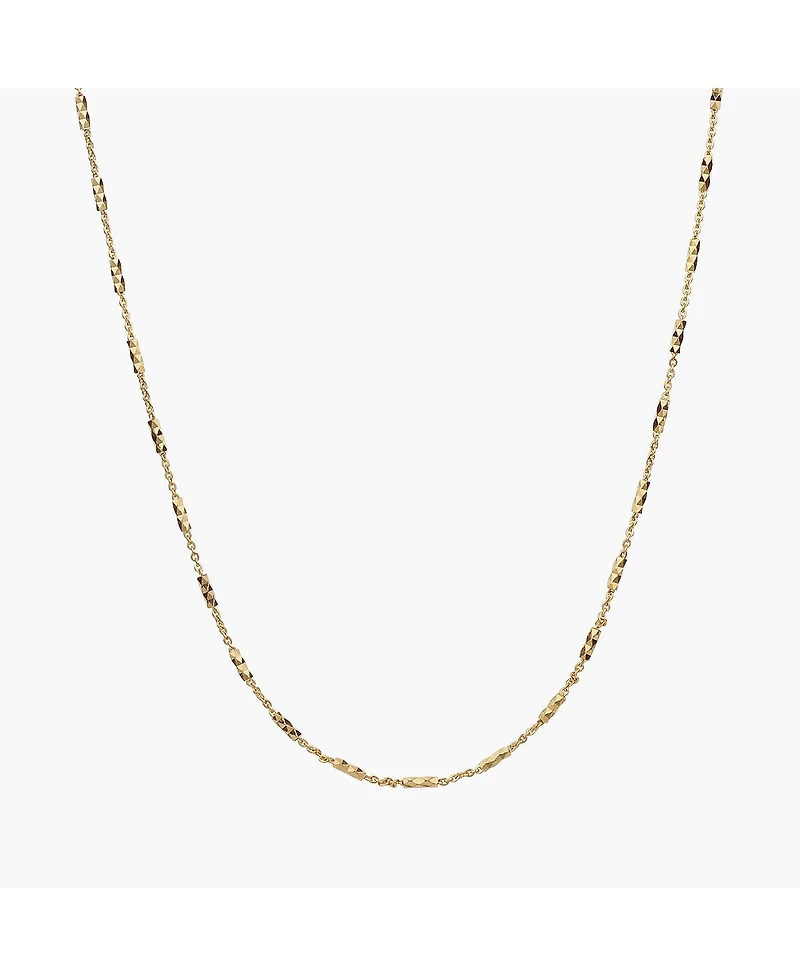 Sterling Silver 18k Gold Plated Juliana Basic Chain Necklace