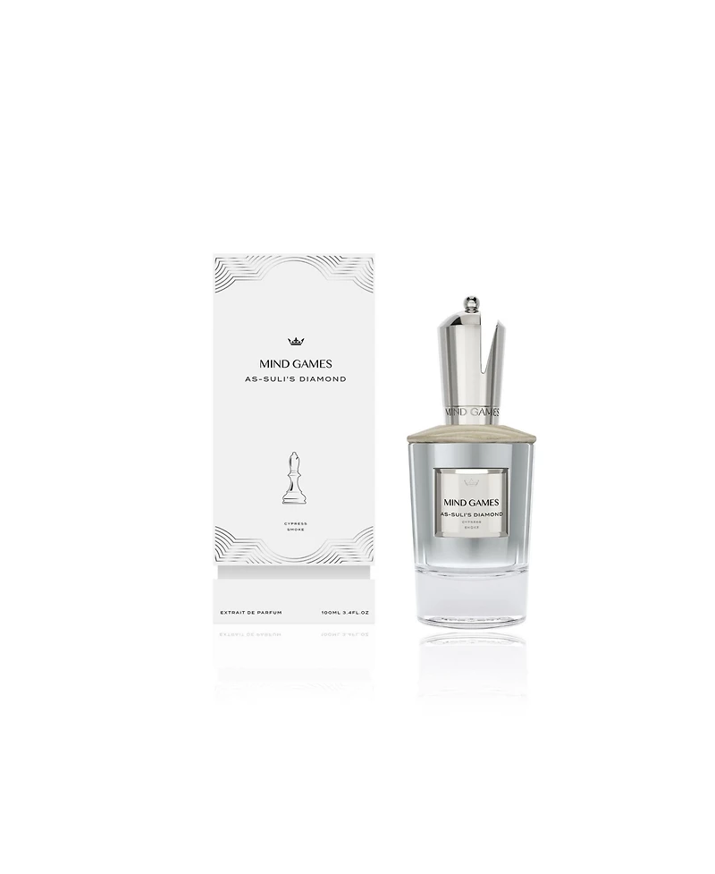 Mind Games As-Suli's Diamond - Luxury Perfume with Notes of Bergamot, Madagascar & Amberwood - Elegant Extrait de Parfum for Women & Men