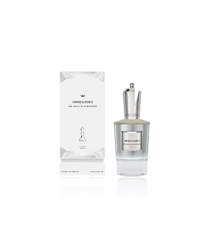 Mind Games As-Suli's Diamond - Luxury Perfume with Notes of Bergamot, Madagascar & Amberwood - Elegant Extrait de Parfum for Women & Men