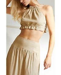 Crescent Women's Halter Skirt Set