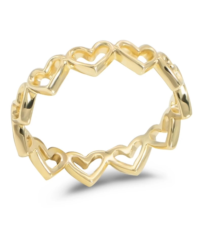 Devata Sweet Heart Ring in 14K Gold, Size 9, approx. 2.6 grams