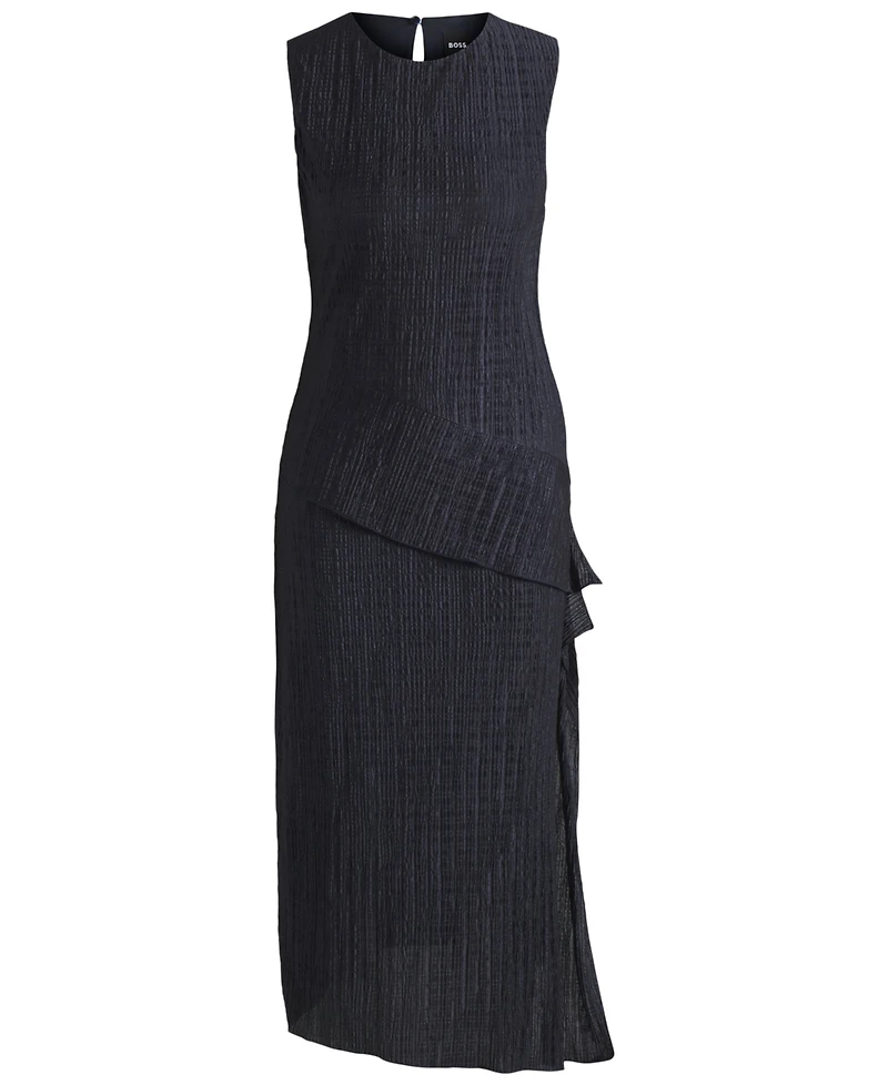 Boss by Hugo Women's Layered Effect Plisse Dress