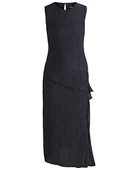 Boss by Hugo Women's Layered Effect Plisse Dress