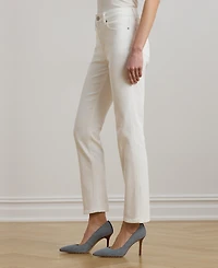 Lauren Ralph Women's High-Rise Straight Ankle Jeans