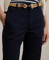 Lauren Ralph Women's Stretch Cotton Chino Flare Pants