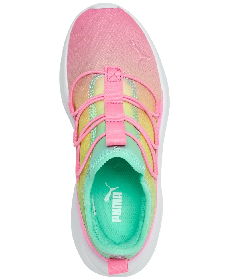 Puma Little Kids Soft Ride One4All Slip-On Fade Casual Sneakers from Finish Line