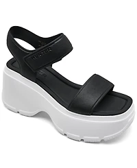 Hunter Women's Abel Square Toe Wedge Casual Sandals from Finish Line