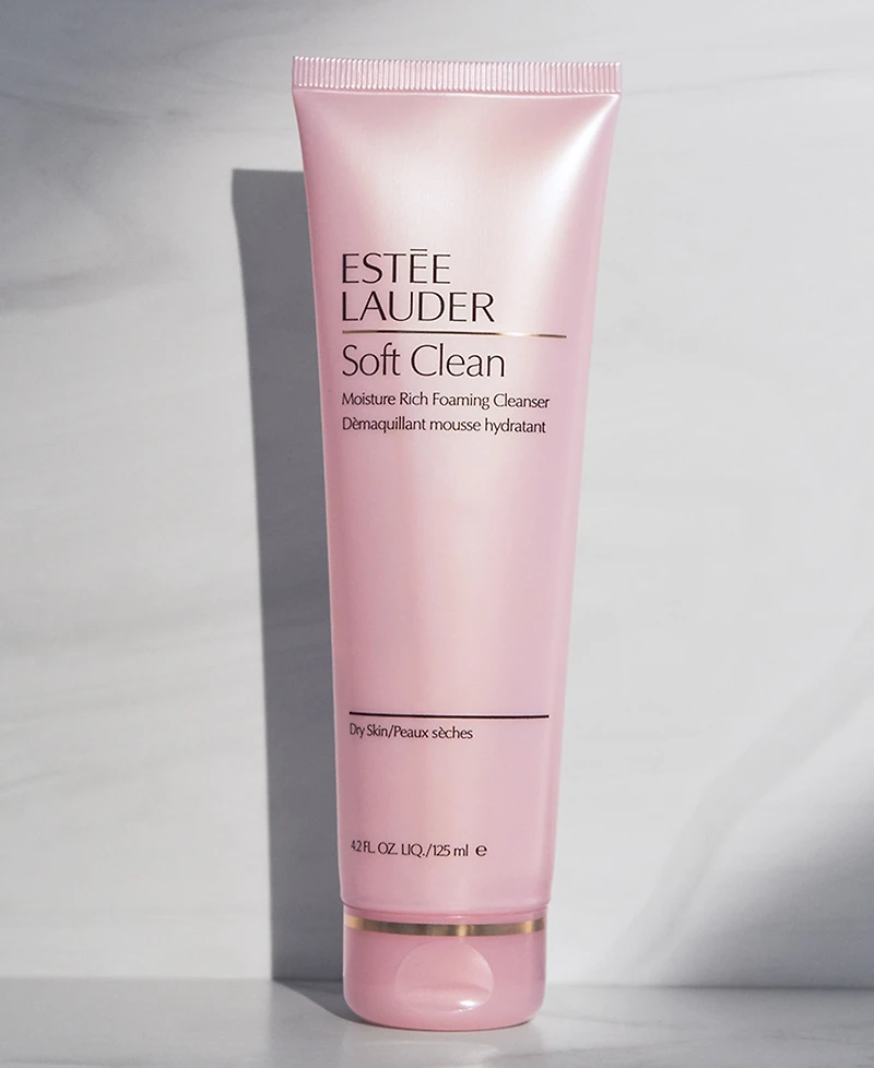 Estee Lauder Soft Clean Moisture Rich Foaming Cleanser, 4.2 oz