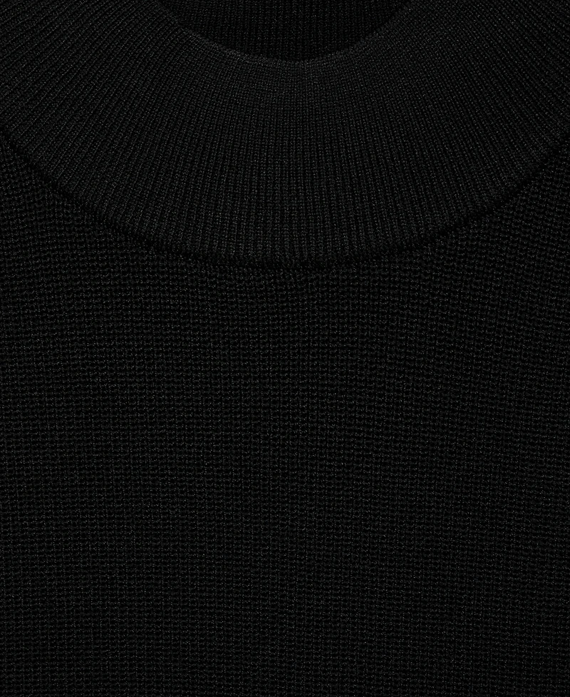 Mango Women's Perkins-Neck Knitted Dress