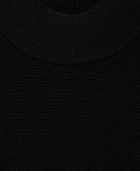 Mango Women's Perkins-Neck Knitted Dress