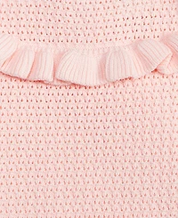 First Impressions Baby Girls Pointelle Cotton Ruffled Romper, Exclusively at Macy's