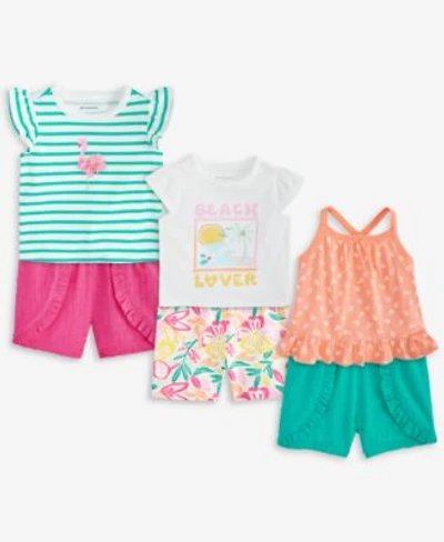 First Impressions Baby Girls Flamingo Beach Tops Shorts Exclusively At Macys