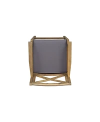 Streamdale Logan Acacia Wood Patio Barstools, Set of 2 Transitional Charm with Durable Design