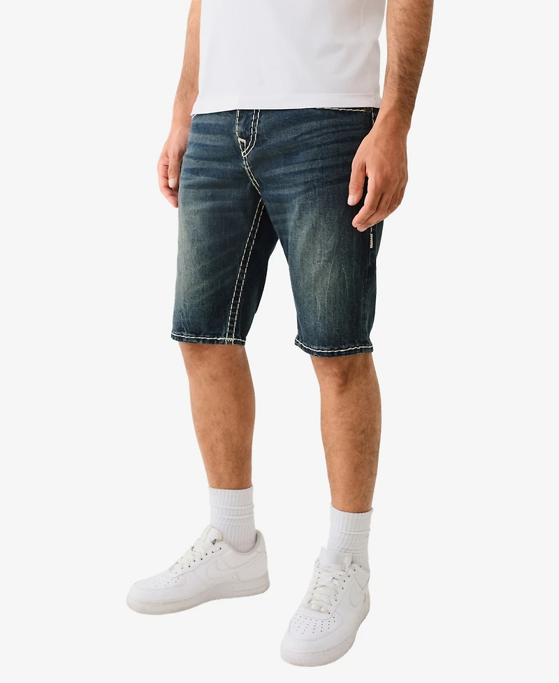 True Religion Men's Rocco Super T Flap Shorts