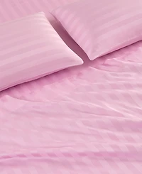 Juicy Couture Royal Dreams Damask Stripe 300-Thread Count Sateen Cotton 3-Pc. Sheet Set, Twin