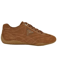 Guess Women's Gabiey Low Profile Suede Lace-Up Sneakers