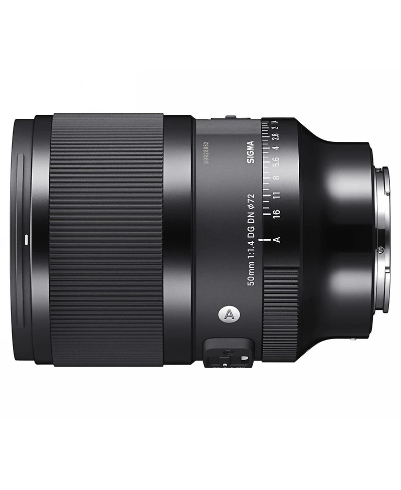 Sigma 50mm f/1.4 Dg Dn Art Lens for Sony E Bundle with 72mm Multi Coated Uv Filter, Microfiber Cleaning Cloth