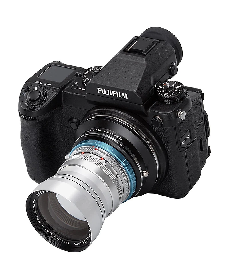 Fotodiox Pro Lens Mount Double Adapter for Voigtlander Bessamatic / Ultramatic Mount Slr & Canon Eos (EF / Ef-s) D/Slr Lenses to Fujifilm G-Mount Gfx