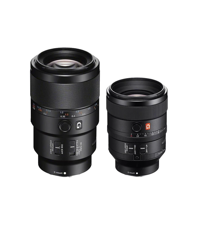 Sony Fe 100mm f/2.8 Stf Gm and Fe 90mm f/2.8 Macro G Oss Lens for Sony E