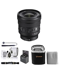 Sony Fe Pz 16-35mm f/4 G Lens for Sony E Bundle with 72mm Digital Essentials Filter Kit, Soft Lens Case, Lens Cleaner, Cleaning Kit, Universal Lens