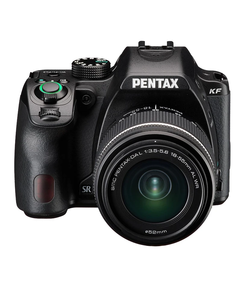 Pentax Kf Dslr Camera with Da L 18-55mm f/3.5-5.6 Al Wr Lens, Black