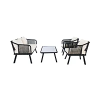 Torsla 4PC Rope Living Set