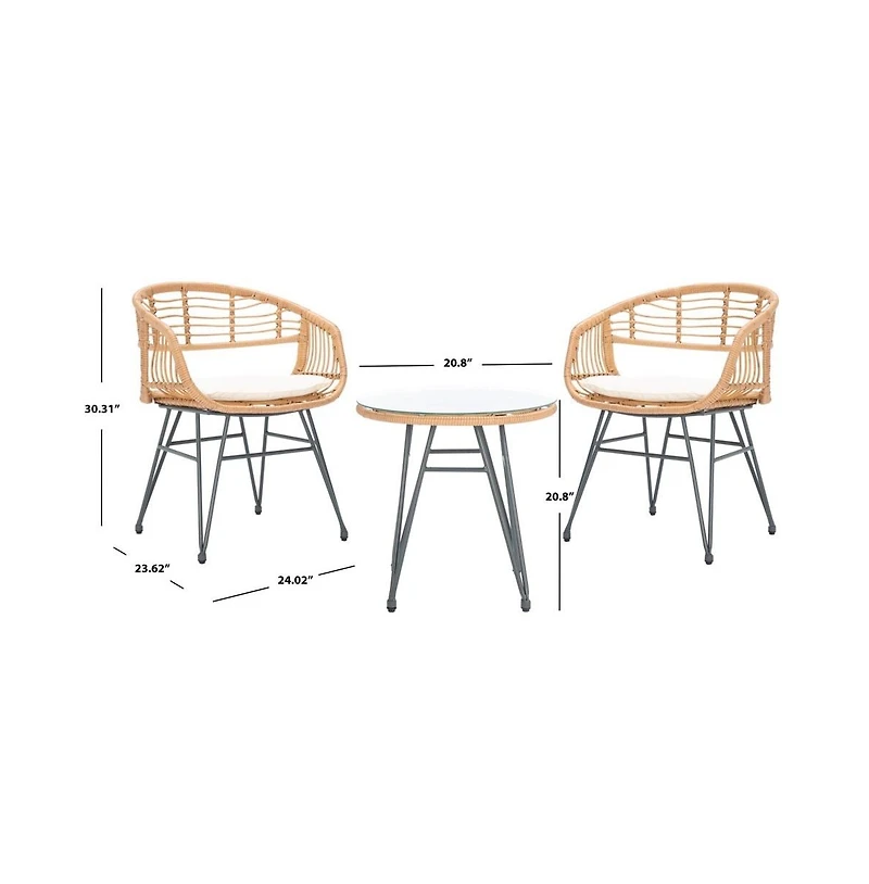Ferla 3PC Lounger Set